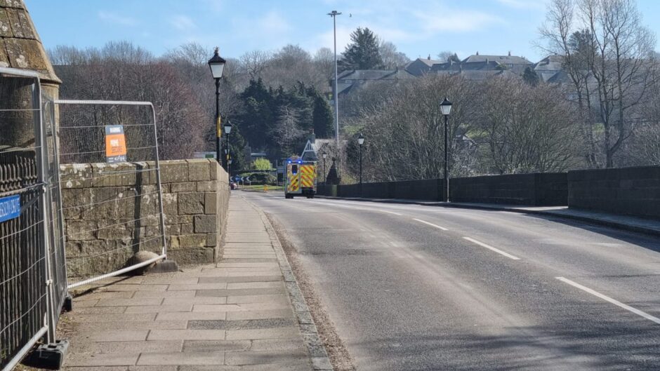 Ambulance on Bridge of Dee