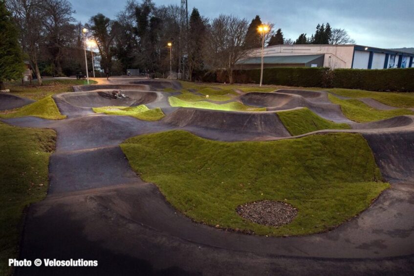 Inverness Pump Track, which is for cyclists of all ages and stages.  