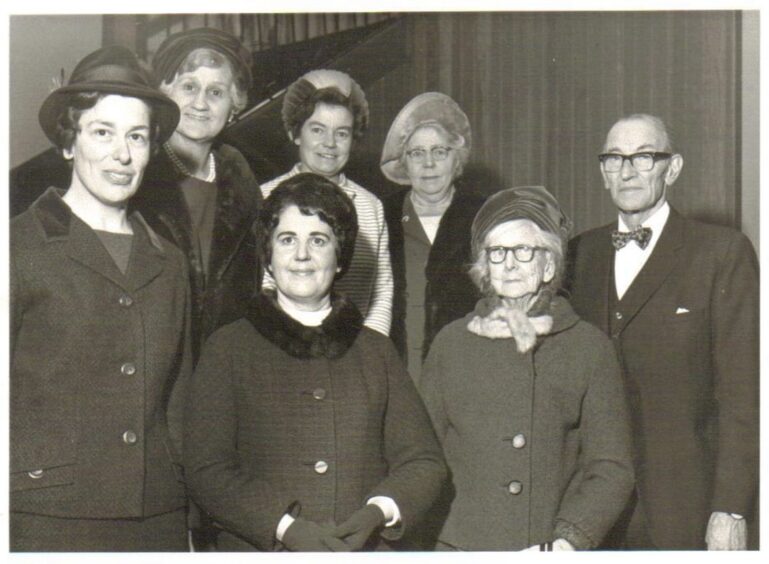 Morag Fraser with colleagues in Fort William