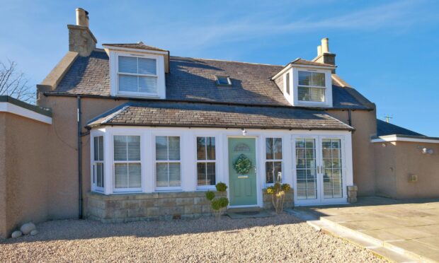 Michelle and Alan have give this traditional property, pictured, a new lease of life.