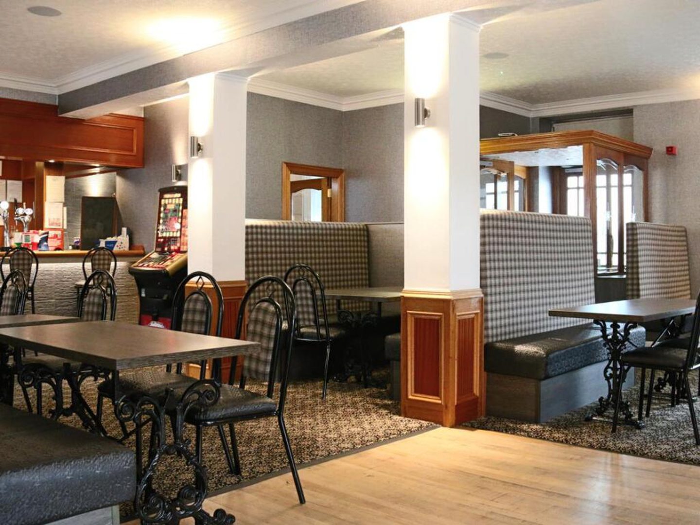 The bar/lounge at the station hotel in stonehaven