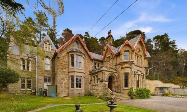 Cluny Bank in Forres is up for sale. Image: CCL Property