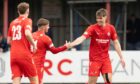 Max Ewan, right, is looking forward to Brora Rangers' League Cup clash with Livingston.
