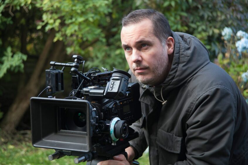 David Keith with camera