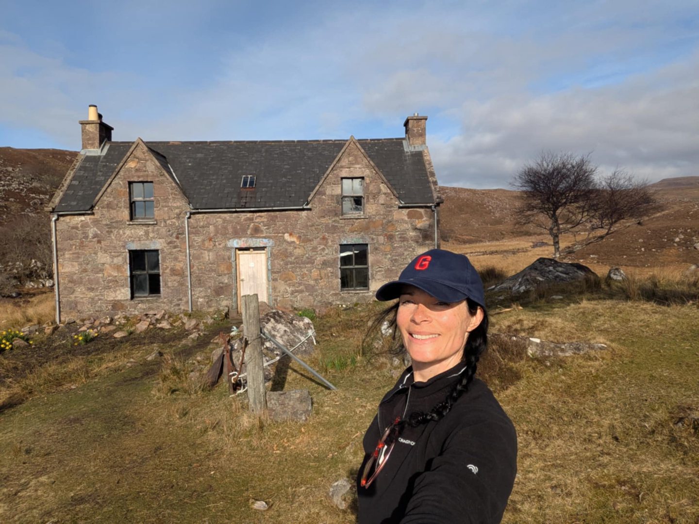 Gayle at Craig Bothy. 