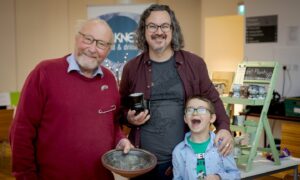 Andrew Appleby, his son Nicky and grandson Zenon are the "Harray Potters".