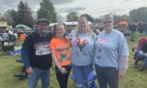 Thousands have gathered in Cooper Park. Image: Ena Saracevic/DC Thomson.