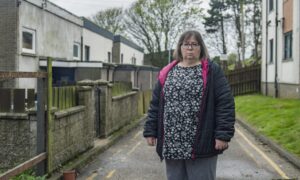 Janice Mackie, outside her Balnagask home.
Pictures by Jason Hedges / DC Thomson.