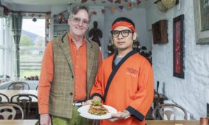 The Croft Inn, a Thia restaurant in Glenlivet, is run by Chris Gordon Brown and his partner, Pariwat Praiudtane (Nat). Image: Jason Hedges/DC Thomson.