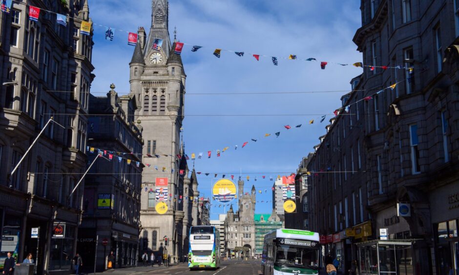 Union Street bunting seagulls