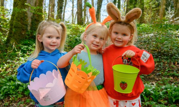 National Trust of Scotland Easter Egg Trails. Image: Kenny Elrick/DC Thomson