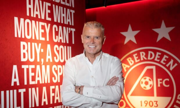 Aberdeen chairman Dave Cormack pictures at Pittodrie. Image by Kath Flannery/DC Thomson