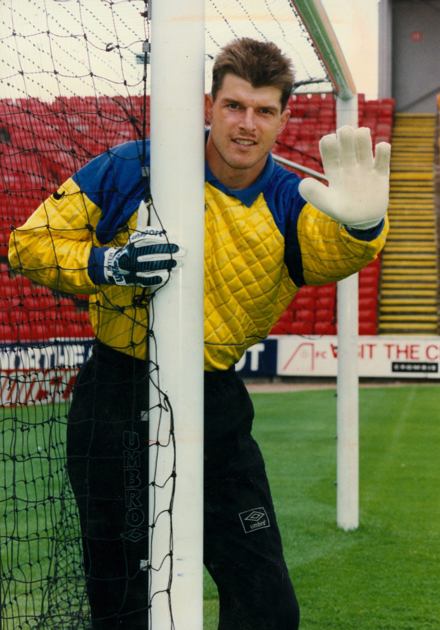 Theo Snelders, in action for Aberdeen. 