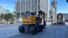 Aberdeen Market trench works on Broad Street. Image: Ben Hendry/DC Thomson