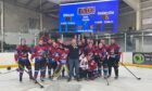 The Aviemore Avalanche side after their Scottish bowl final win over Dundee Wildcats in Dumfries.