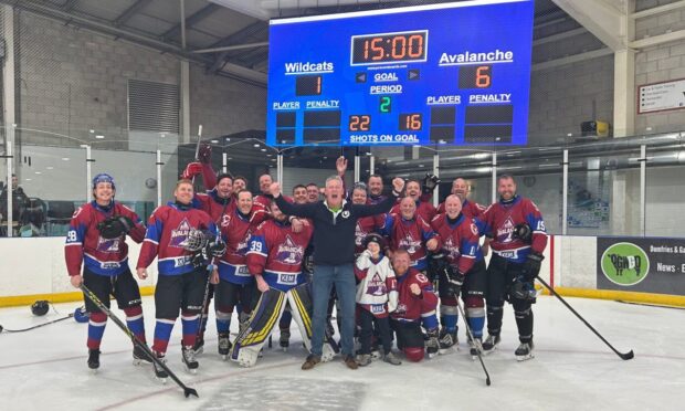 The Aviemore Avalanche side after their Scottish bowl final win over Dundee Wildcats in Dumfries.