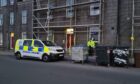 The flats have been sealed off. Image: DC Thomson