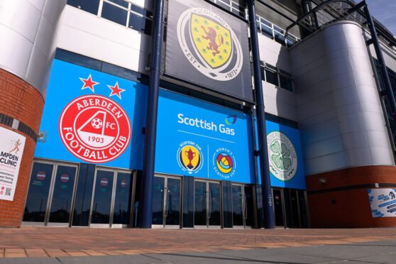 The final took place at Hampden Park. Image: Darrell Benns/DC Thomson.