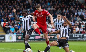 The Dons have slammed the "unacceptable" chant. Image: Craig Williamson/SNS Group