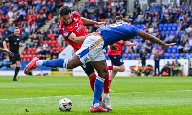 Ross County defender Will Nightingale in action. Image: SNS