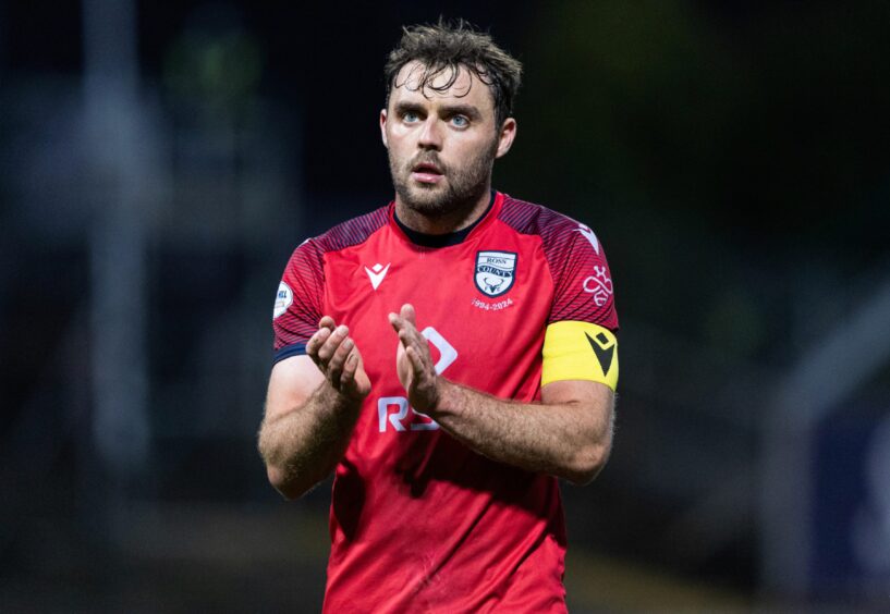 Ross County skipper Connor Randall. 