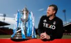 Dons boss Jimmy Thelin hopes to see his side lift the Scottish Cup on Saturday. Image: SNS