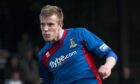 Nauris Bulvitis, in action for Inverness Caledonian Thistle during their 7-0 Division One victory against Ayr United at Somerset Park, Ayr, on April 24, 2010.
