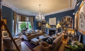 Esther has enjoyed giving her amazing Aberdeen home a makeover while retaining its period features as pictured.