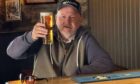 After four years of closing the first pint of beer is poured for Squashie in the Taynuilt Hotel
