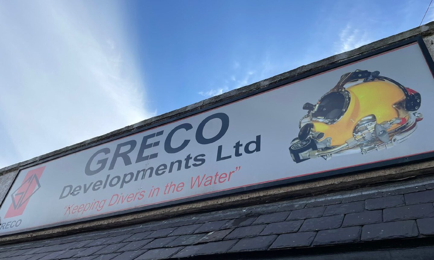 The sign for Greco Developments Ltd.