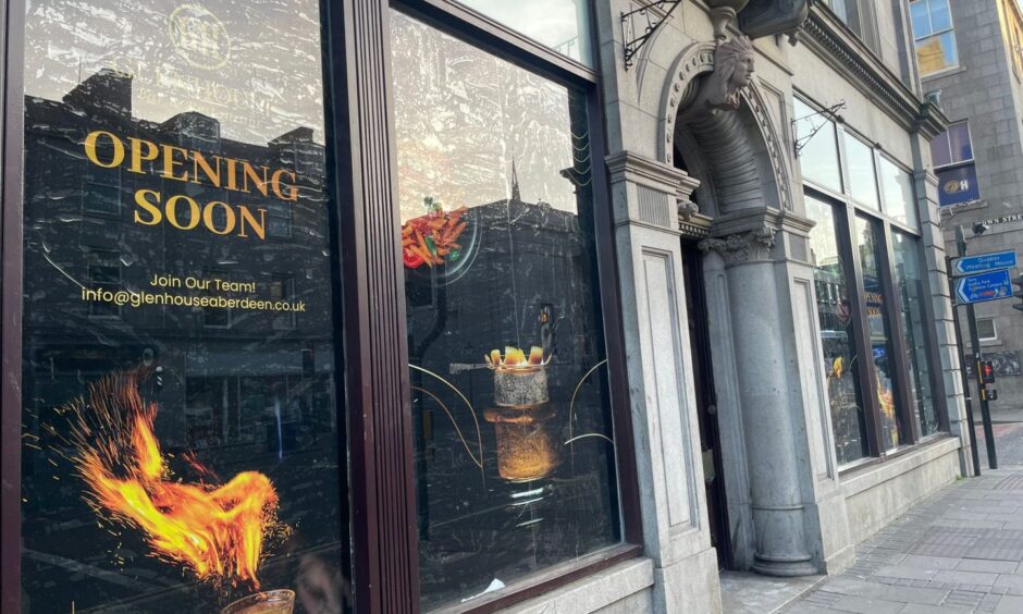 Vinyls are up in the window of 201 Union Street. Image: Ben Hendry/DC Thomson