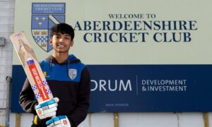 Aberdeenshire's Ethan Shedbal made back-to-back centuries at the start of this season. Photos by Ethan Williams.