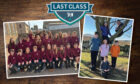 Two school photos slightly overlapping each other with the P&J Last Class logo above them
