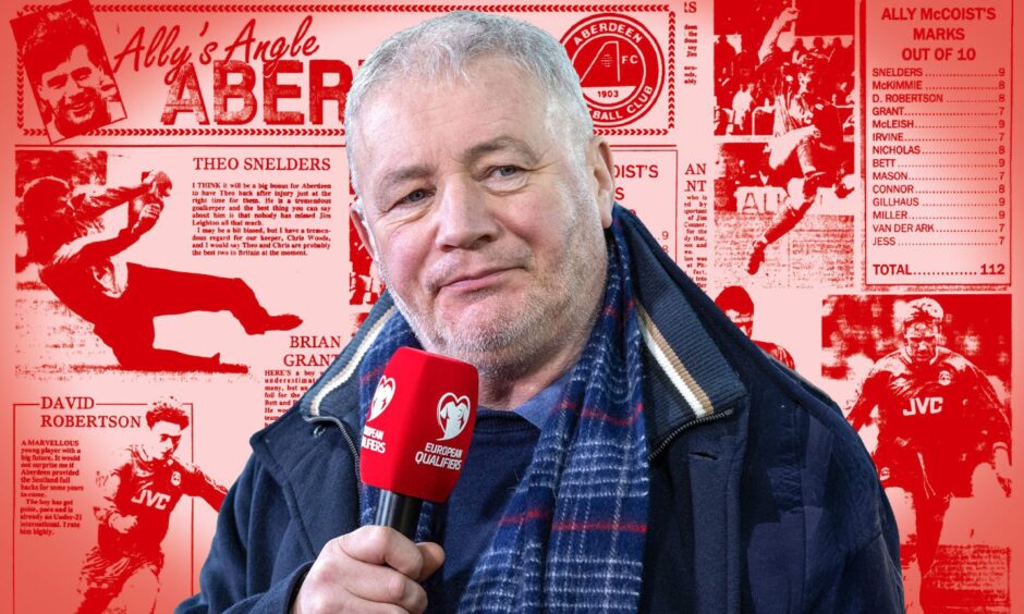 Ally McCoist provided player ratings of the Aberdeen and Celtic squads ahead of the 1990 Scottish Cup final. Image: DC Thomson.
