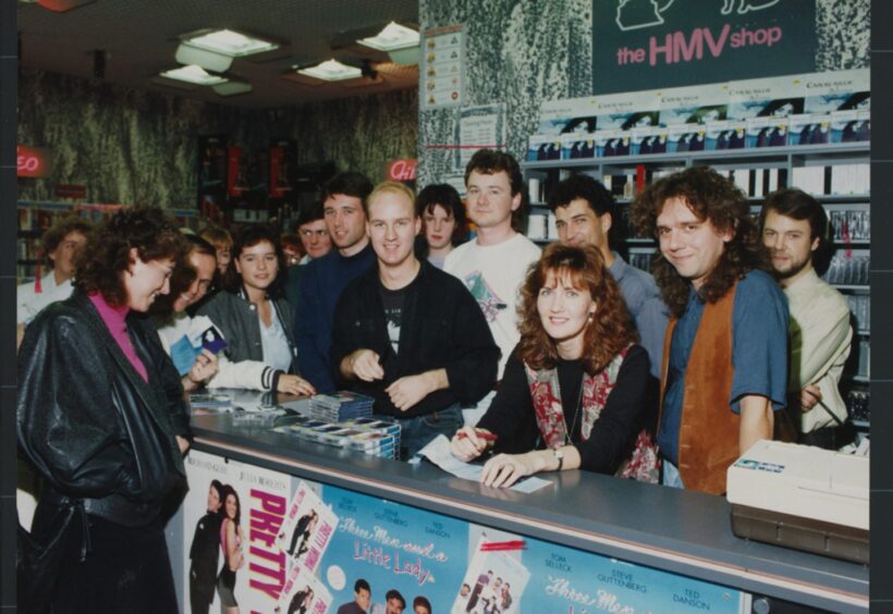 Capercaillie on a previous trip to Aberdeen in 1991
