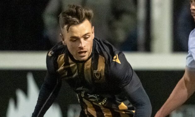 Cameron Heslop plays for Huntly FC.