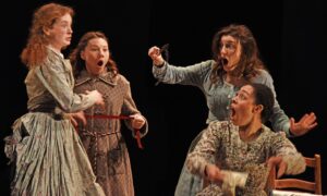 To go with story by Lindsay Bruce. Review: Little women Picture shows; Cast of Little Women at HMT. n/a. Supplied by Credit: Nobby Clark Date; Unknown