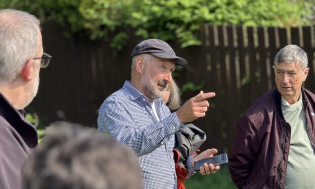 Chair of the Culduthel Woods Group Murray Ferguson spoke to councillors today ahead of the decision. Image: Will Angus/DC Thomson.