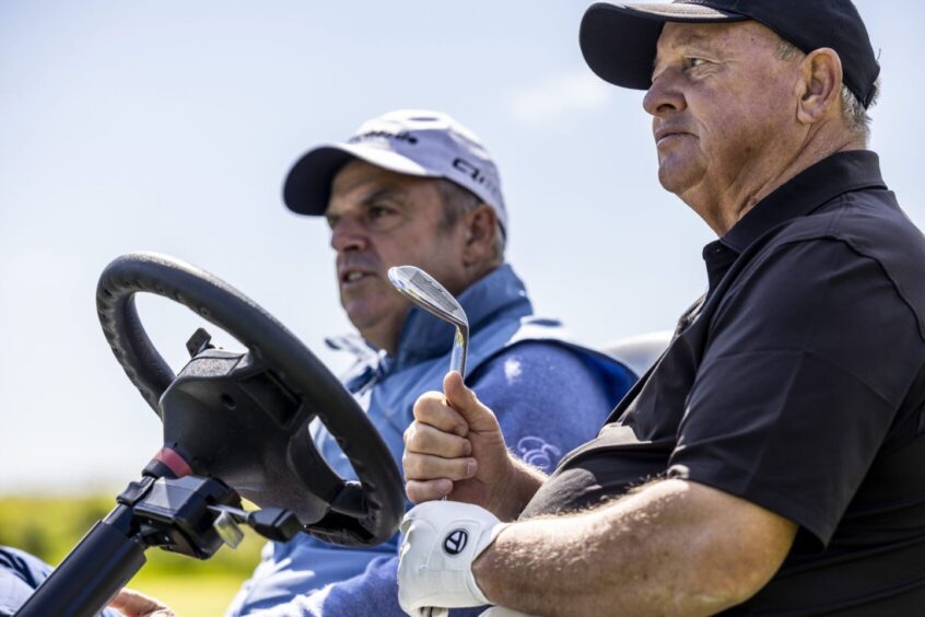 Legends Paul McGinley and Ian Woosnam