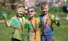 Ellon Primary School's 1st Colour Run. Image: Darrell Benns/DC Thomson