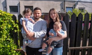 Homeowners, the Shinnie family from Torry, are Trapped by Raac despite agreeing to move out. Picture by Darrell Benns / DC Thomson.