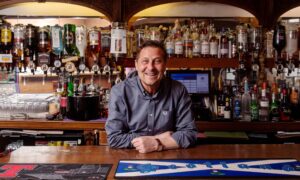 Frankie has been behind the bar at The Regent for almost 30 years. Image: Darrell Benns/DC Thomson