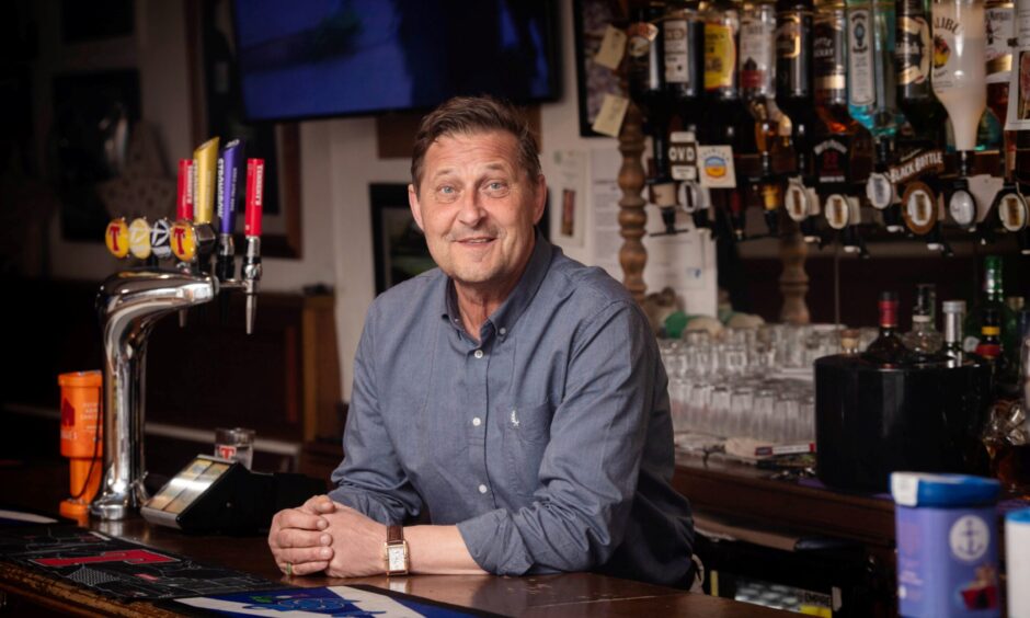 Frankie worked day and night to make his pub dream a success. Image: Darrell Benns/DC Thomson