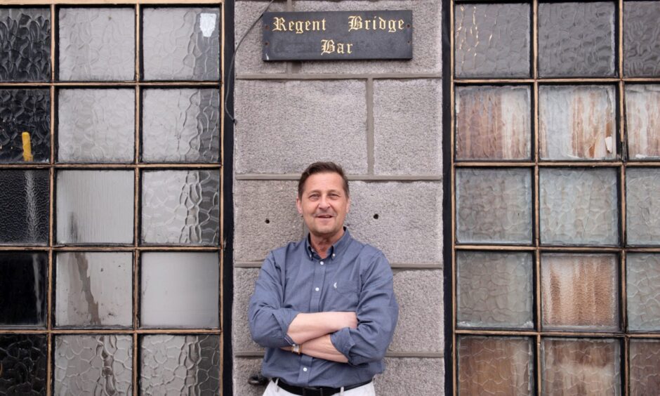 Frankie bought The Regent Bridge Bar on a whim almost 30 years ago. Image: Darrell Benns/DC Thomson