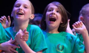Winners FernieGlee from Fernielea School celebrate.