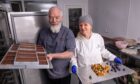 Braemar chocolate makers Dave Williams and Jo Sheridan. Image: Darrell Benns/DC Thomson