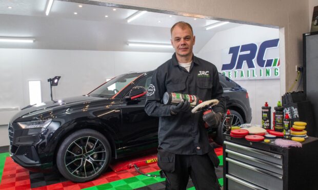 Jason Cruickshank, owner of JRC Detailing. Image: Darrell Benns/DC Thomson
