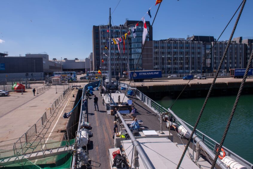 View from Hestmanden wheelhouse 