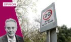 David Knight on new 20mph speed limits in Aberdeen. Image: Emma Goodman/DC Thomson