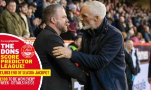Dundee United v Aberdeen is your final chance to predict the Dons score and win cash this season.